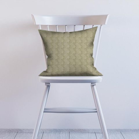 Marigold Olive/Linen Cushion