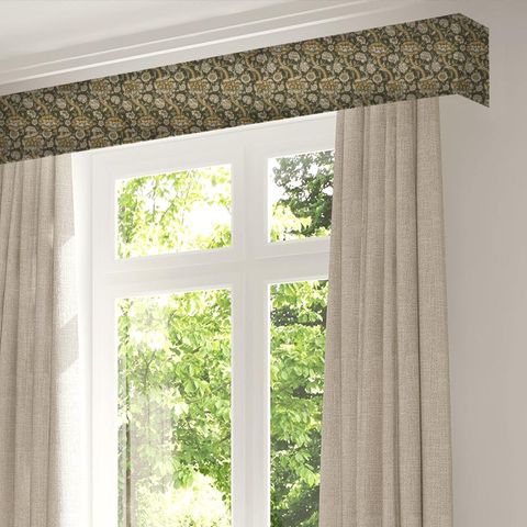 Wandle Charcoal/Mustard Pelmet