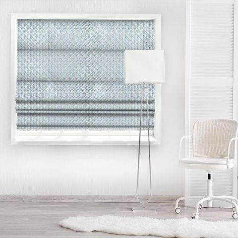Rosehip Mineral Blue Made To Measure Roman Blind