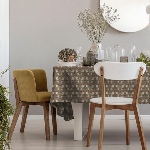 Pimpernel Aubergine/Olive Morris Tablecloth