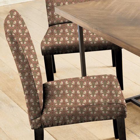 Pimpernel Red/Thyme Seat Pad Cover