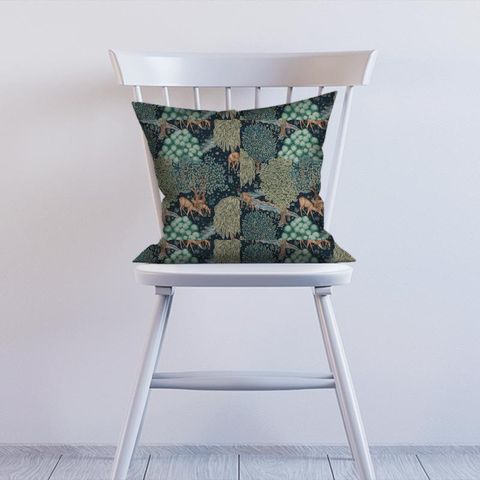 The Brook Tapestry Blue Morris Cushion