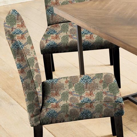 The Brook Tapestry Linen Morris Seat Pad Cover