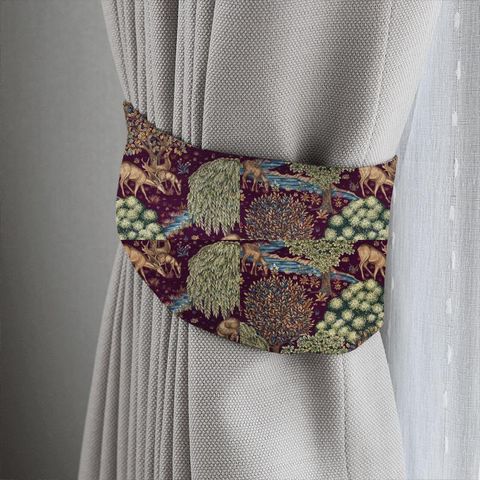 The Brook Tapestry Red Morris Tieback