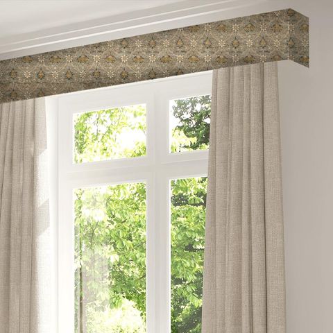Montreal Velvet Grey/Charcoal Pelmet