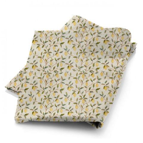 Lemon Tree Embroidery Bayleaf/Lemon Fabric