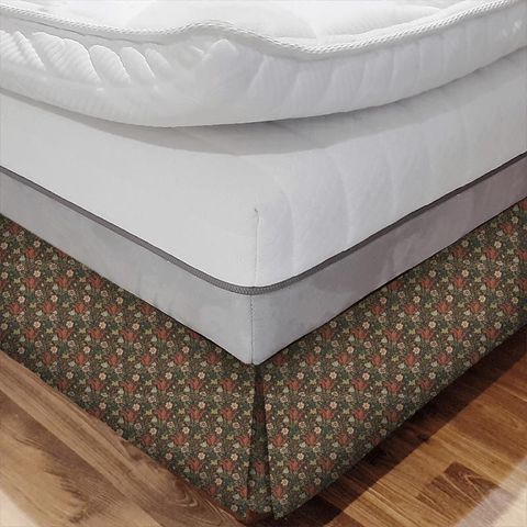 Compton Terracotta/Multi Bed Base Valance