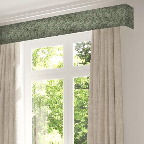 Willow Boughs Taupe/Green Morris Pelmet