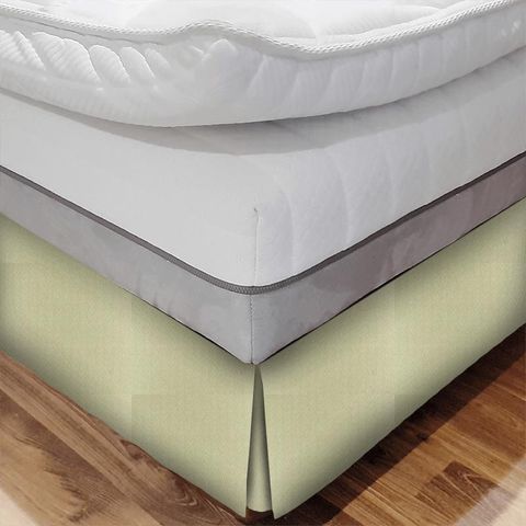 Lethaby Weave Bayleaf Bed Base Valance