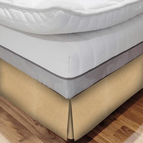 Hoy Ochre Bed Base Valance