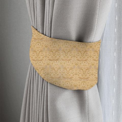 Bird Weave Ochre Tieback