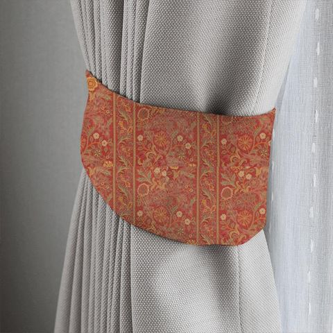 Wilhelmina Weave Rust Tieback