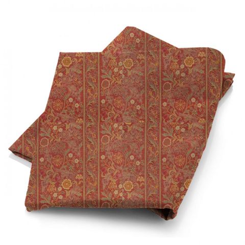 Wilhelmina Weave Rust Fabric