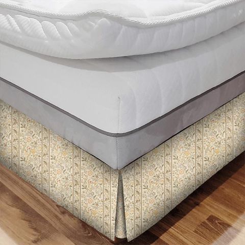 Wilhelmina Weave Linen Bed Base Valance