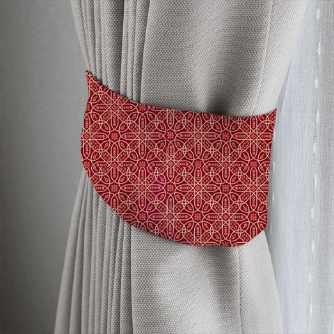 Brophy Embroidery Wine Tieback