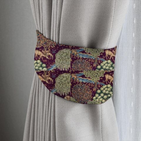 The Brook Tapestry Red Tieback