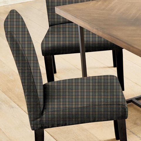 Woodford Plaid Thistle/Thyme Seat Pad Cover