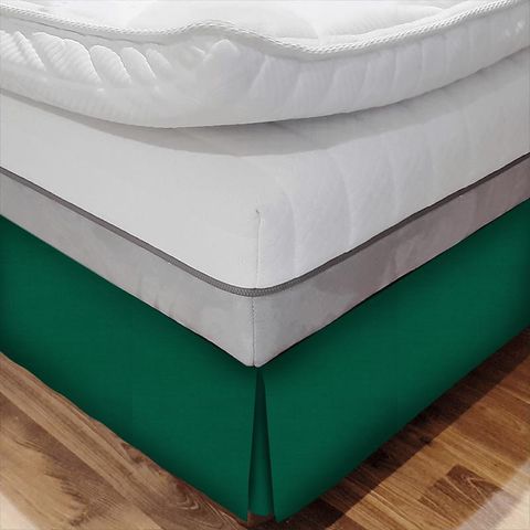 Ruskin Emerald Bed Base Valance