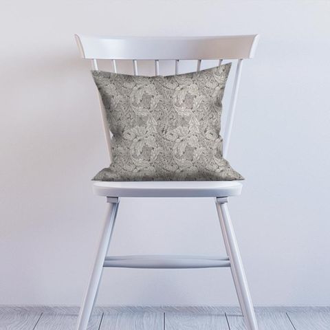 Pure Acanthus Weave Inky Grey Cushion