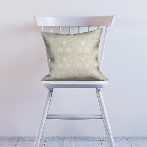Pure Honeysuckle & Tulip Embroidery Linen Cushion
