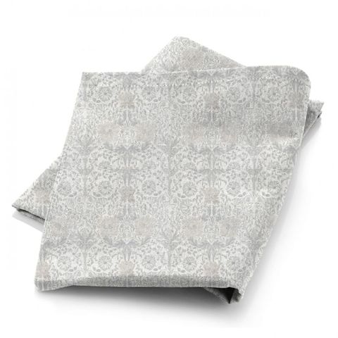 Pure Honeysuckle & Tulip Embroidery Lightish Grey Fabric