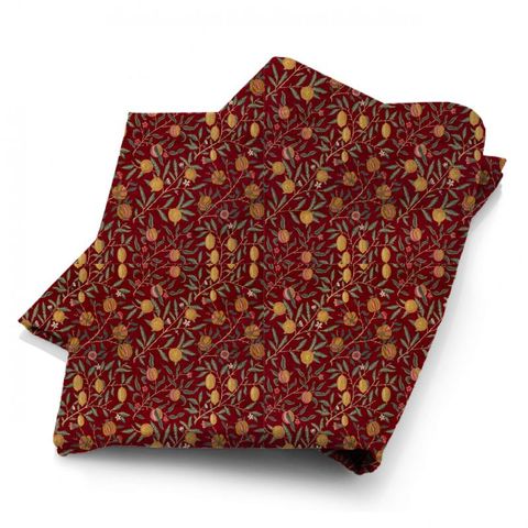 Fruit Velvet Madder/Bayleaf Fabric