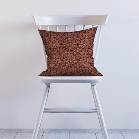 Sunflower Velvet Kermes/Birch Cushion