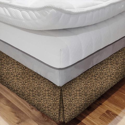 Sunflower Velvet Maple/Lichen Bed Base Valance
