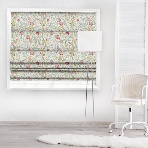 Mary Isobel Pink/Ivory Made To Measure Roman Blind