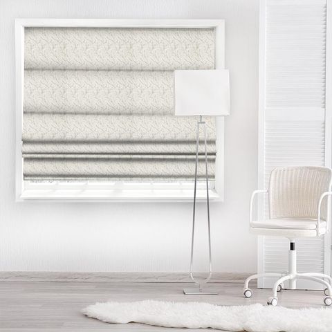 Pure Willow Boughs Print Lightish Grey Made To Measure Roman Blind