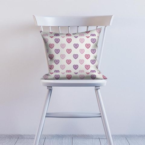Sweet Heart Pink/Purple Cushion