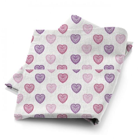 Sweet Heart Pink/Purple Fabric