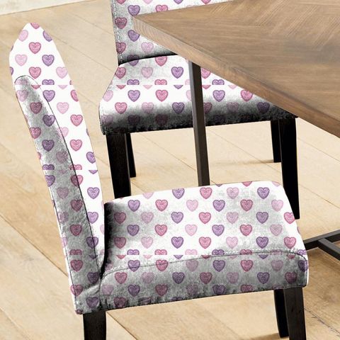Sweet Heart Pink/Purple Seat Pad Cover