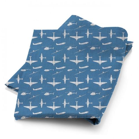 Chocks Away Royal Blue Fabric