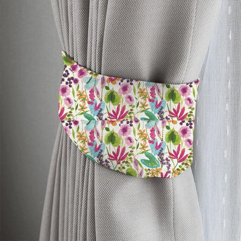 Nalina Flamingo / Papaya / Loganberry Tieback