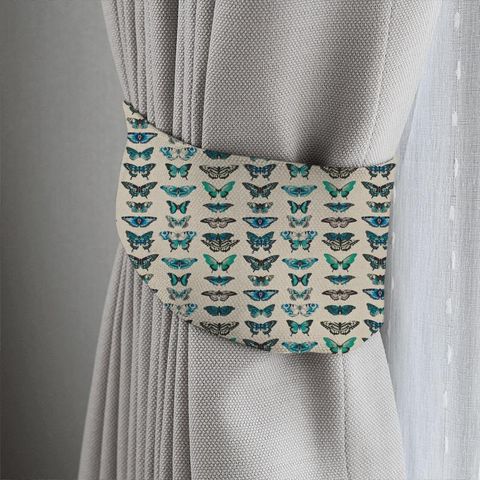 Papilio Lagoon / Indigo / Emerald Tieback