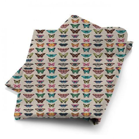 Papilio Flamingo / Papaya / Loganberry Fabric