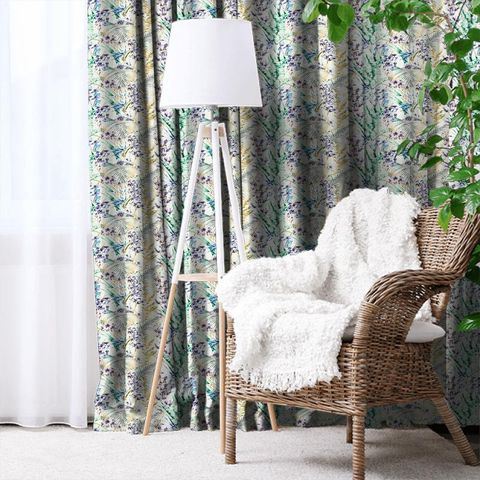 Paradise Gooseberry / Blueberry / Zest Made To Measure Curtain