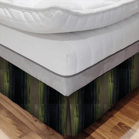 Amazilia Velvets Stone / Mustard / Elephant Bed Base Valance