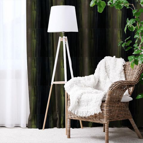 Amazilia Velvets Stone / Mustard / Elephant Made To Measure Curtain