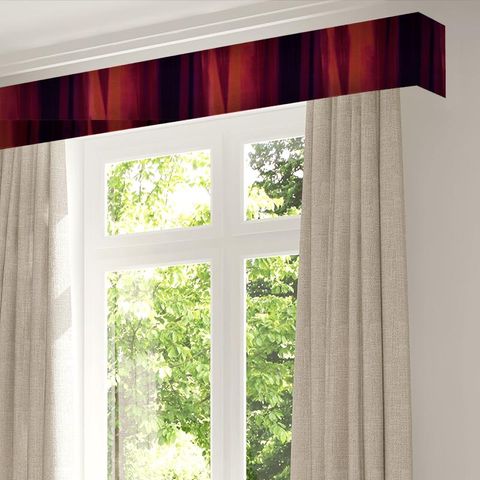 Amazilia Velvets Papaya / Raspberry / Loganberry Pelmet