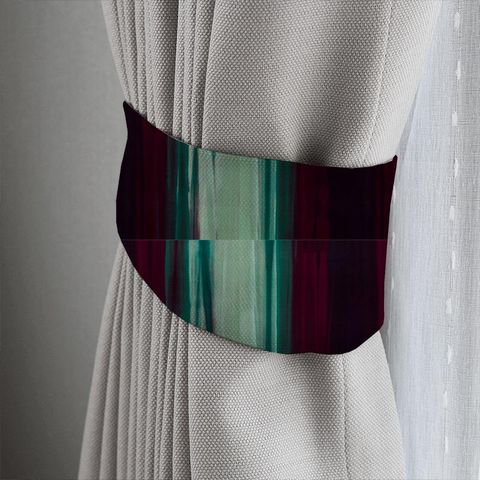 Amazilia Velvets Lagoon / Raspberry / Loganberry Tieback