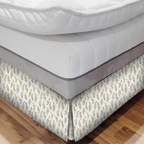 Kinina Graphite/Mustard Bed Base Valance