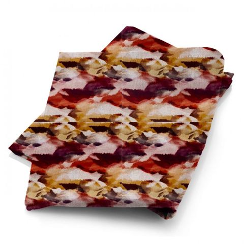 Minako Indigo / Fuchsia / Mandarin Fabric