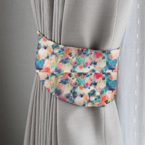 Exuberance Teal / Fuchsia / Mandarin Tieback