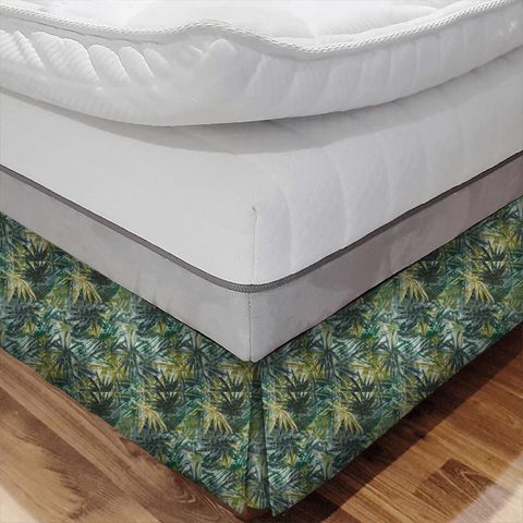 Celadon Emerald/Litchen Bed Base Valance