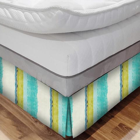 Setola Ocean/Steel/Lime Bed Base Valance