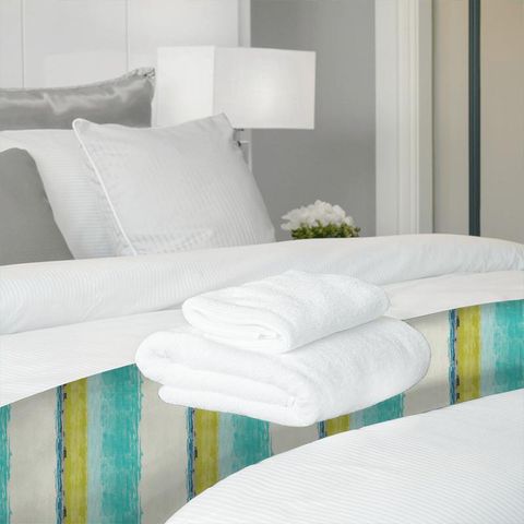 Setola Ocean/Steel/Lime Bed Runner