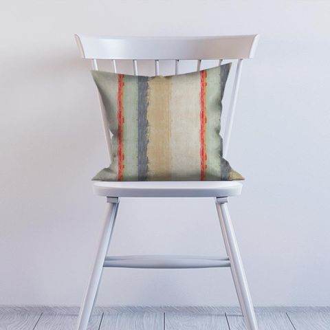 Setola Seaglass / Coral / Slate Cushion