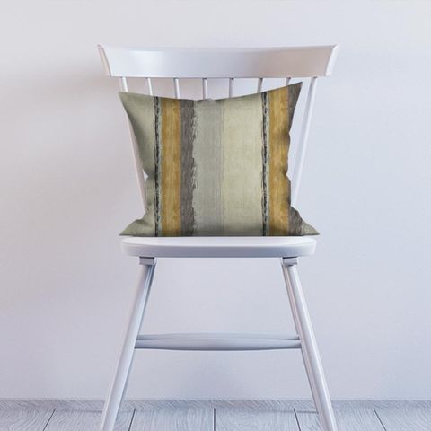 Setola Mustard / Charcoal / Maize Cushion